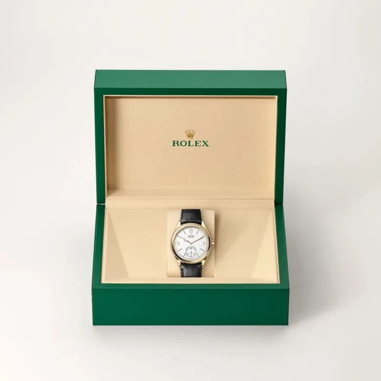 rolex 1908 in 18 ct yellow gold, M52508-0005 - henne jewelers