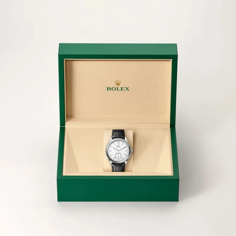 rolex 1908 in 18 ct white gold, M52509-0005 - henne jewelers