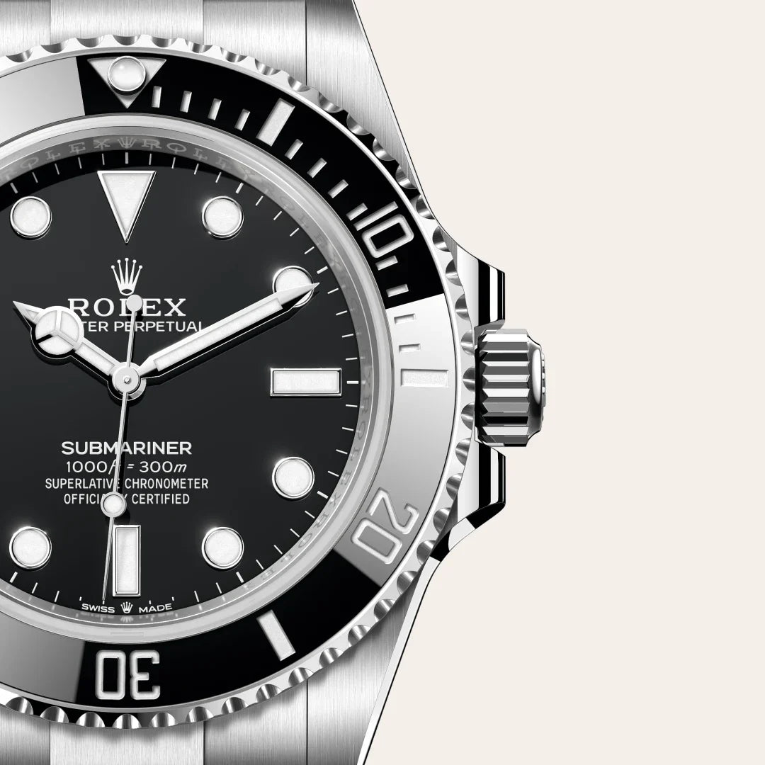 rolex Submariner in Oystersteel, M124060-0001 - Henne Jewelers