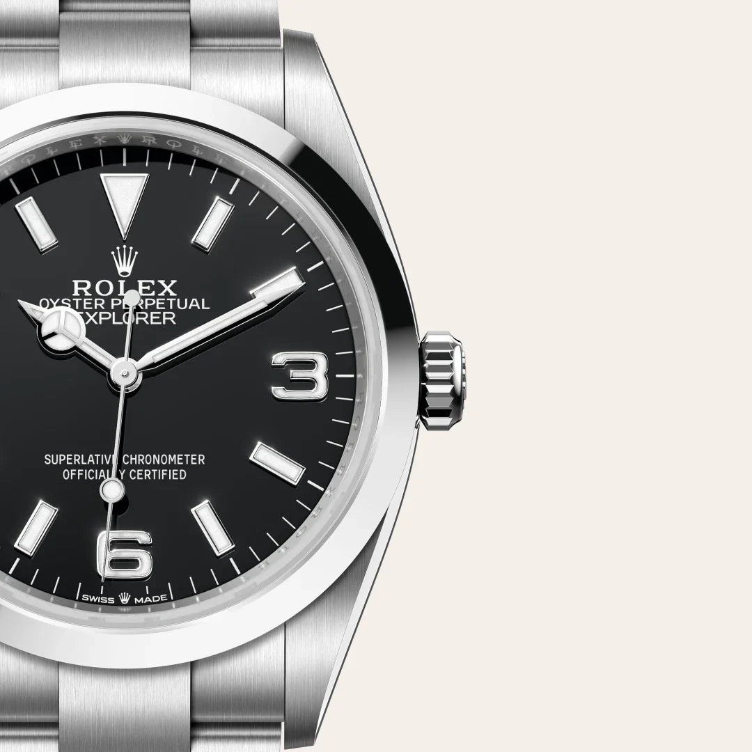 rolex Explorer in Oystersteel, M124270-0001 - Henne Jewelers