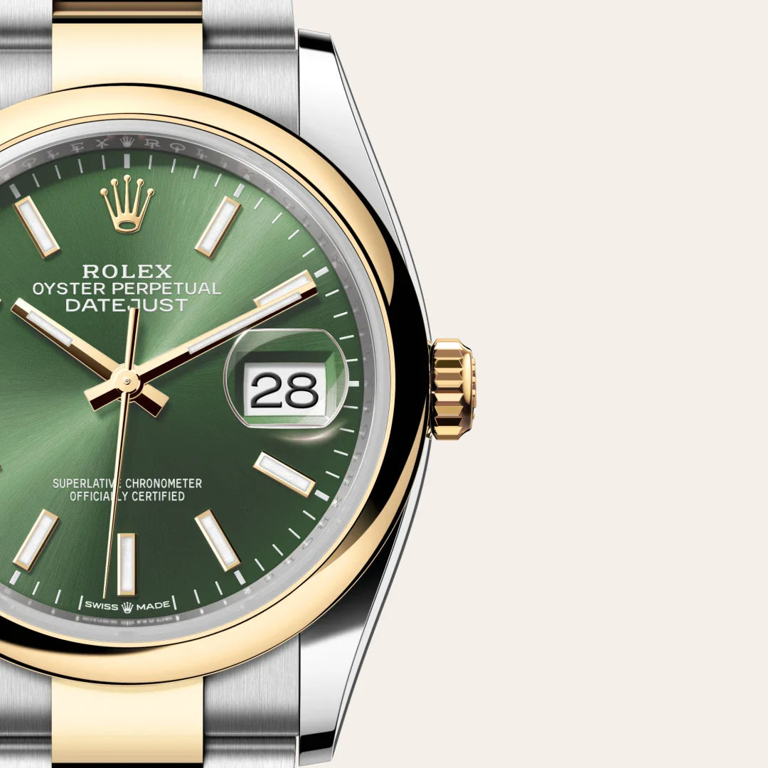 rolex Datejust in Yellow Rolesor - combination of Oystersteel and yellow gold, M126203-0058 - Henne Jewelers