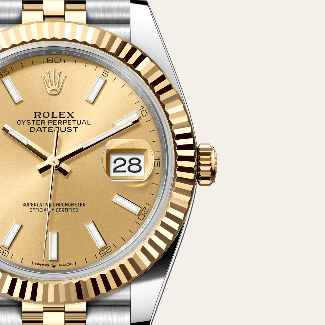 rolex Datejust in Yellow Rolesor - combination of Oystersteel and yellow gold, M126333-0010 - Henne Jewelers