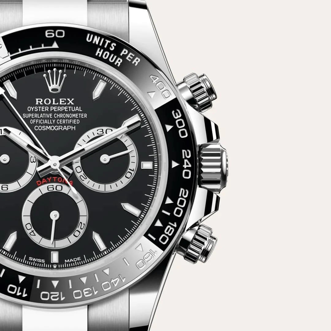 rolex cosmograph daytona in oystersteel, M126500LN-0002 - henne jewelers