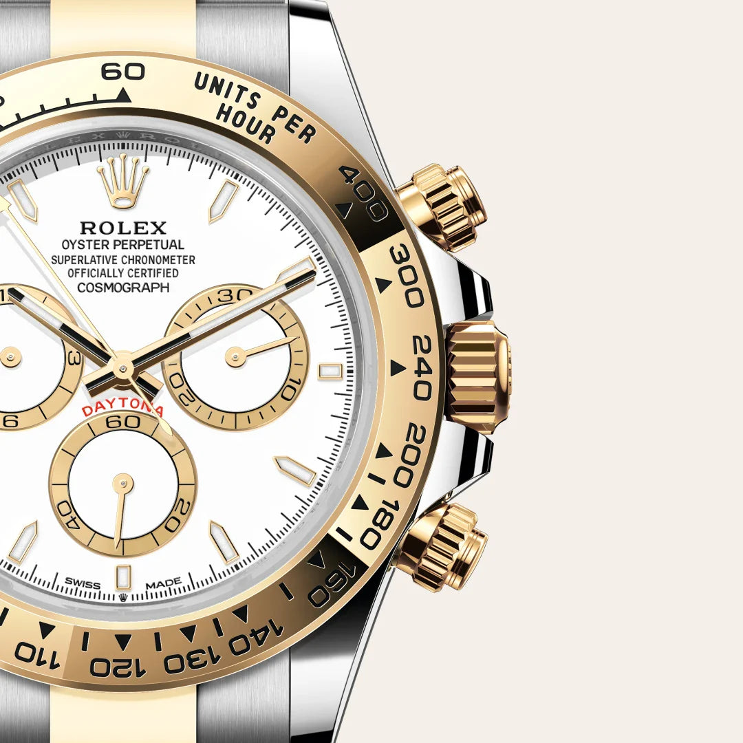 rolex Cosmograph Daytona in Yellow Rolesor - combination of Oystersteel and yellow gold, M126503-0001 - Henne Jewelers