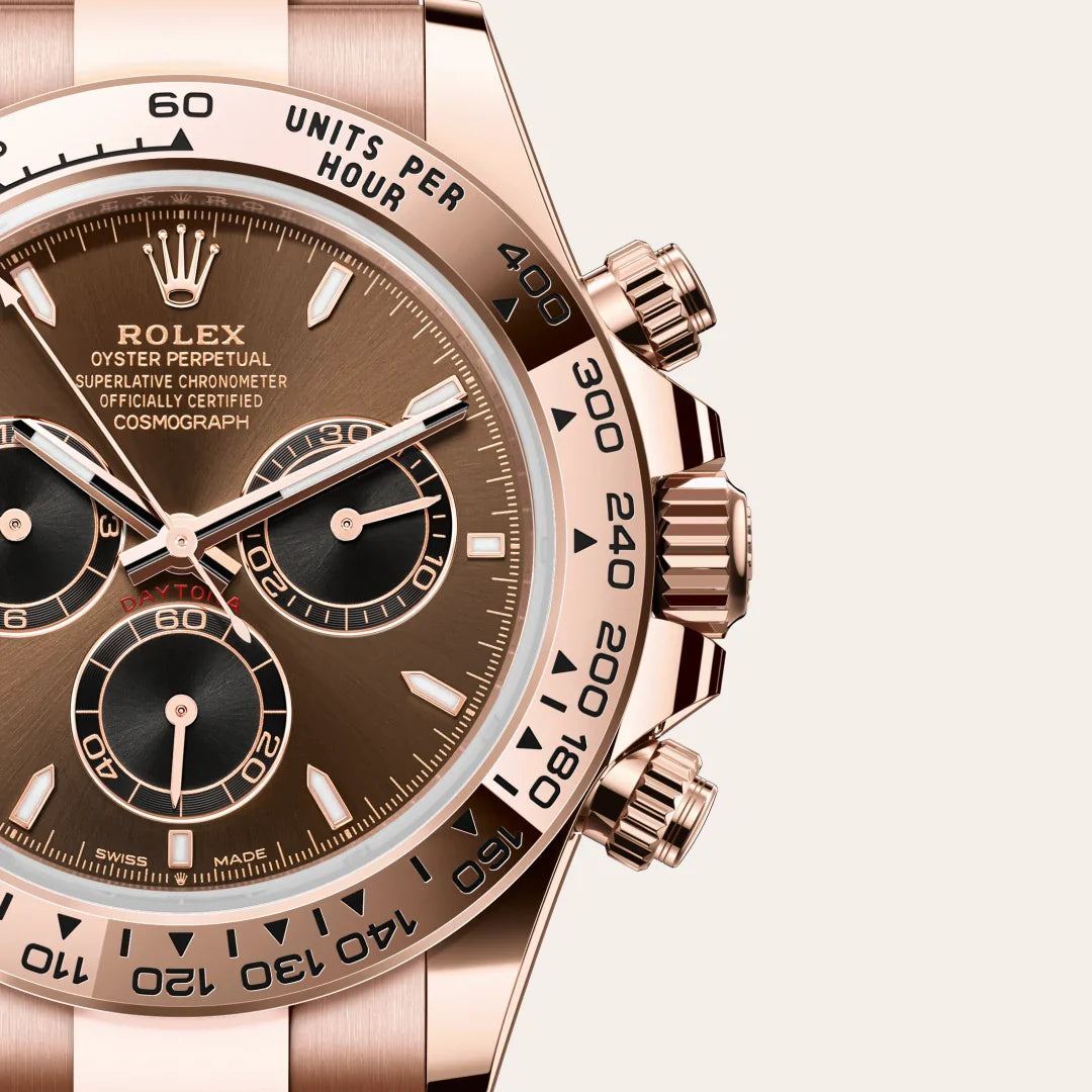 rolex Cosmograph Daytona in 18 kt Everose gold, M126505-0005 - Henne Jewelers
