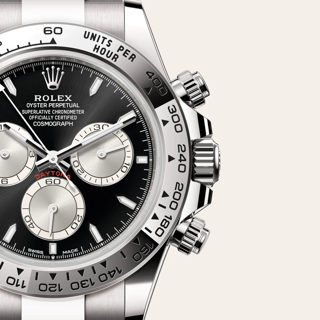 rolex Cosmograph Daytona in 18 kt white gold, M126509-0001 - Henne Jewelers