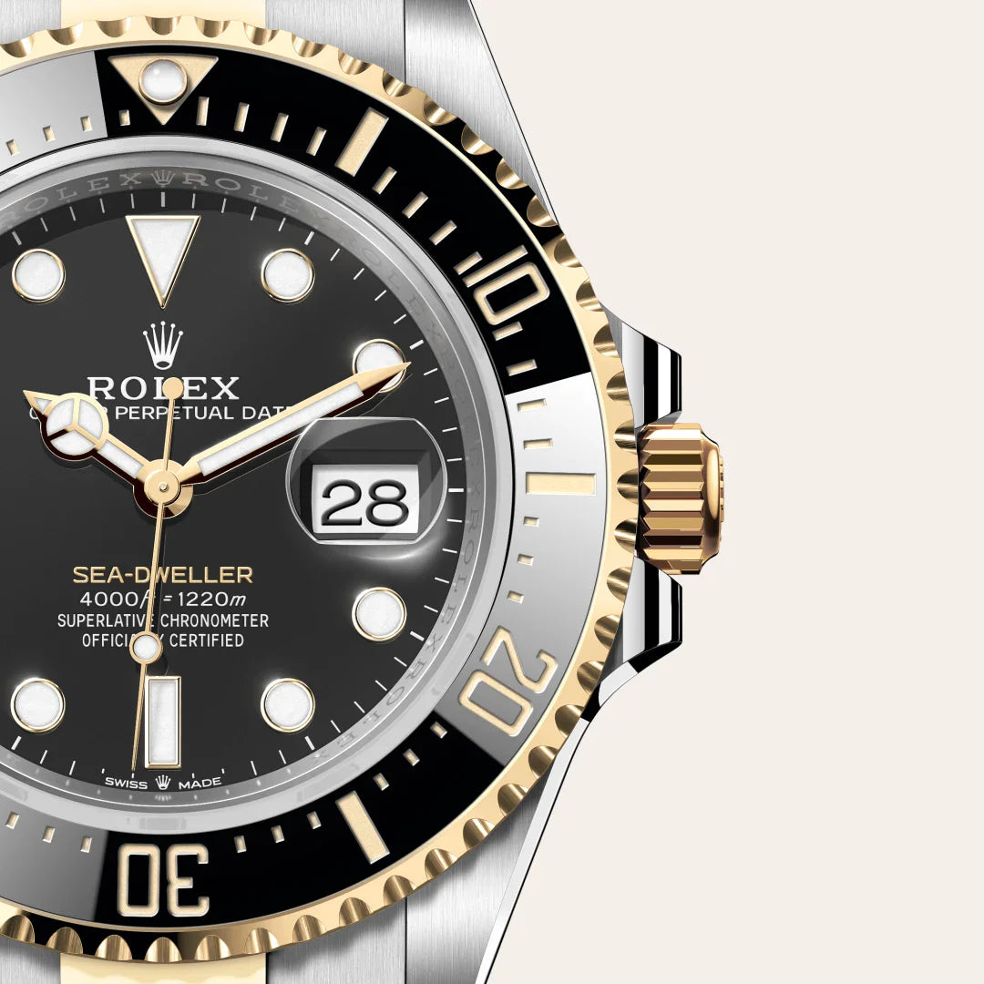 rolex Sea-Dweller in Yellow Rolesor - combination of Oystersteel and yellow gold, M126603-0001 - Henne Jewelers