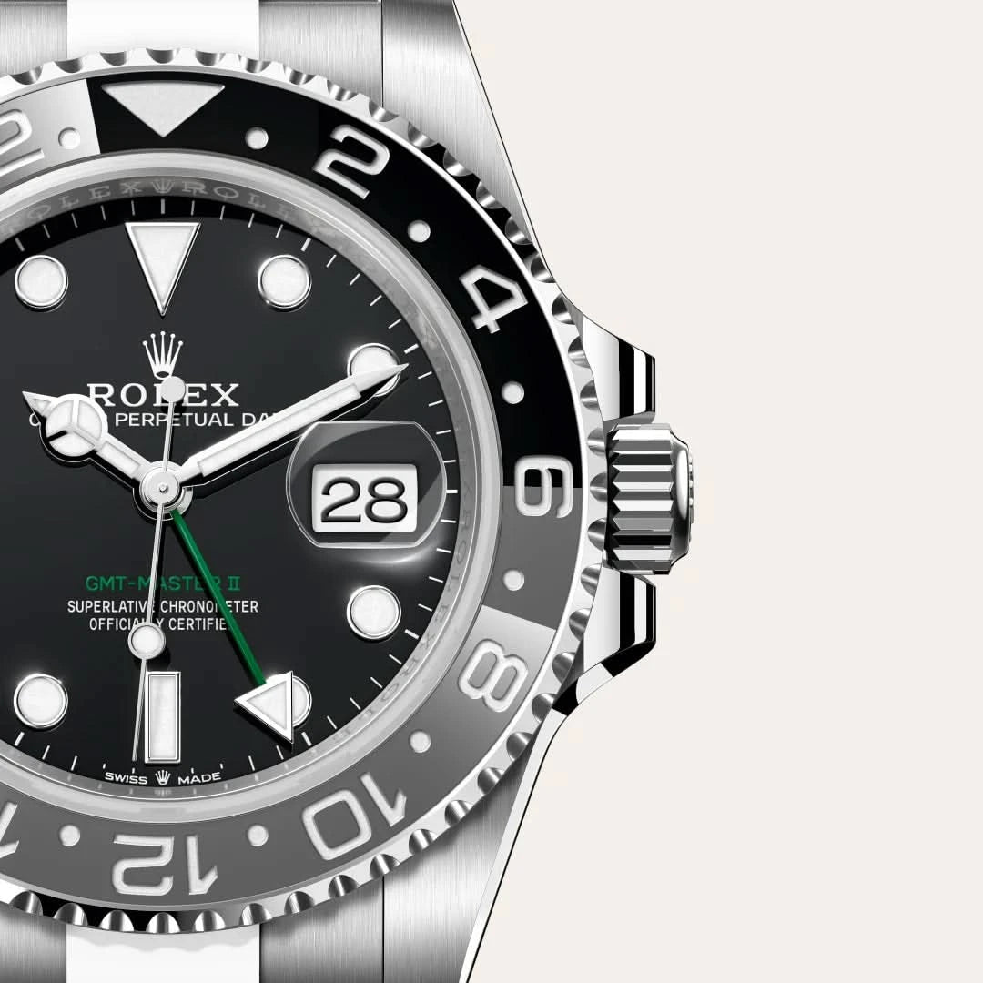 rolex gmt-master ii in oystersteel, M126710GRNR-0004 - henne jewelers