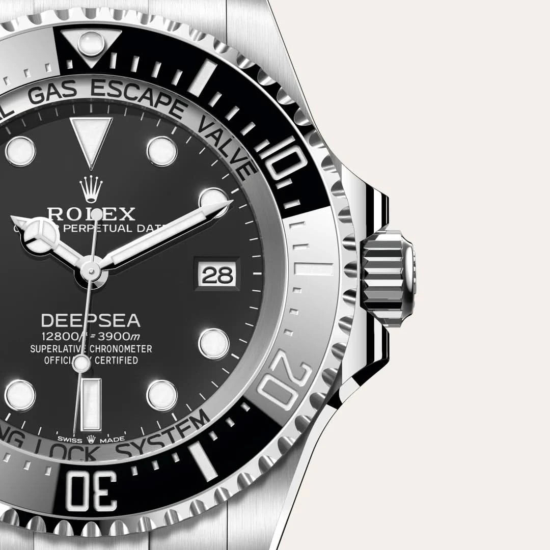 rolex deepsea in oystersteel, M136660-0006 - henne jewelers