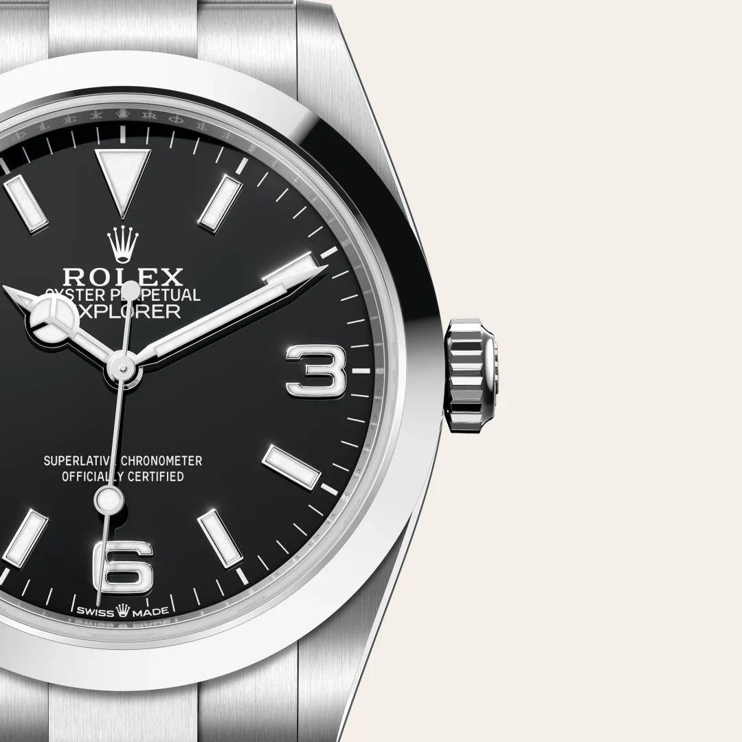 rolex Explorer in Oystersteel, M224270-0001 - Henne Jewelers