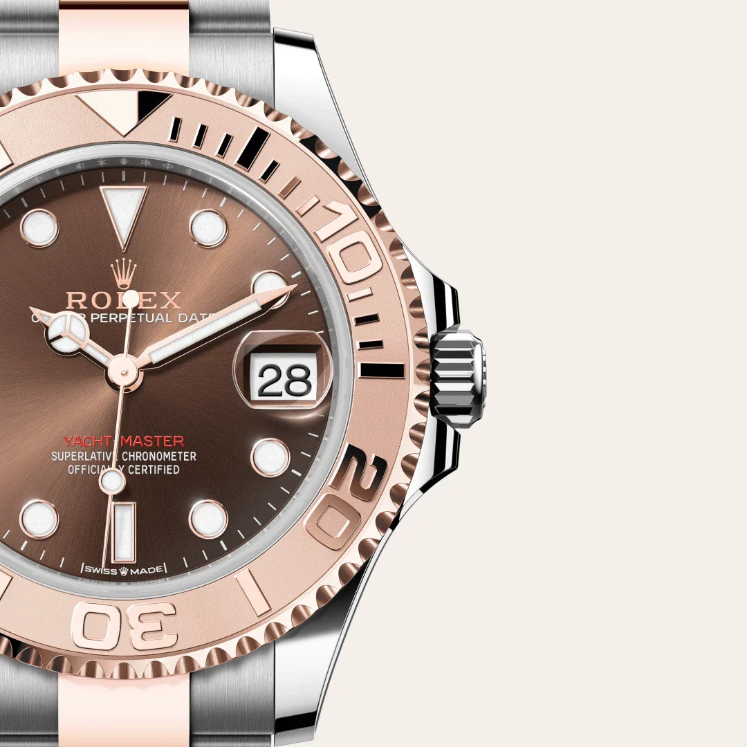 rolex Yacht-Master in Everose Rolesor - combination of Oystersteel and Everose gold, M268621-0003 - Henne Jewelers