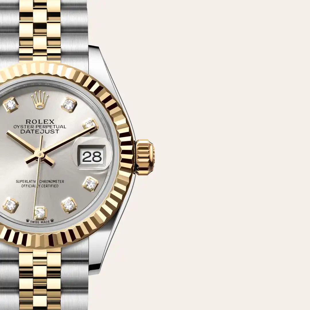rolex Lady-Datejust in Yellow Rolesor - combination of Oystersteel and yellow gold, M279173-0007 - Henne Jewelers