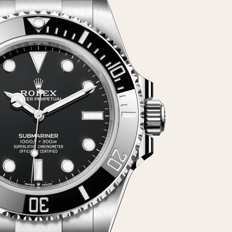 rolex Submariner in Oystersteel, M124060-0001 - Henne Jewelers