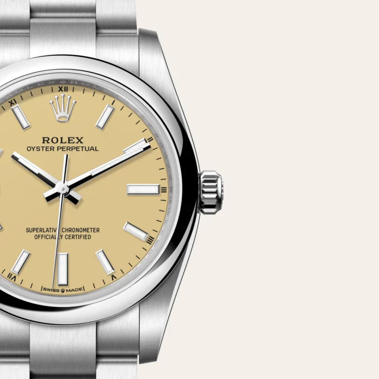rolex Oyster Perpetual in Oystersteel, M124200-0007 - Henne Jewelers
