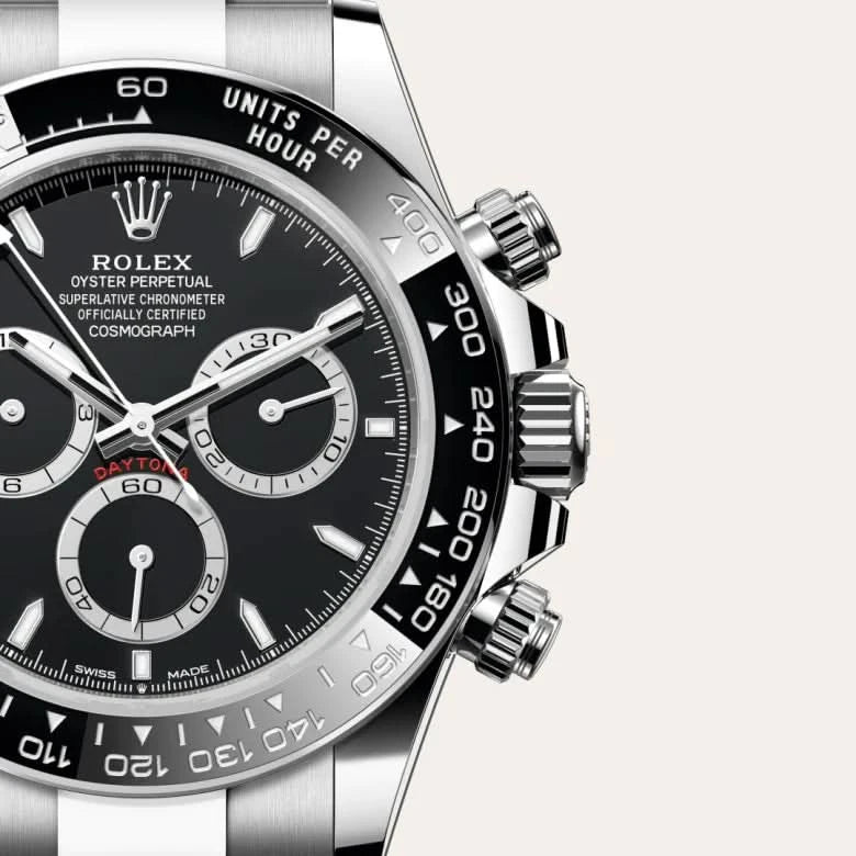rolex cosmograph daytona in oystersteel, M126500LN-0002 - henne jewelers