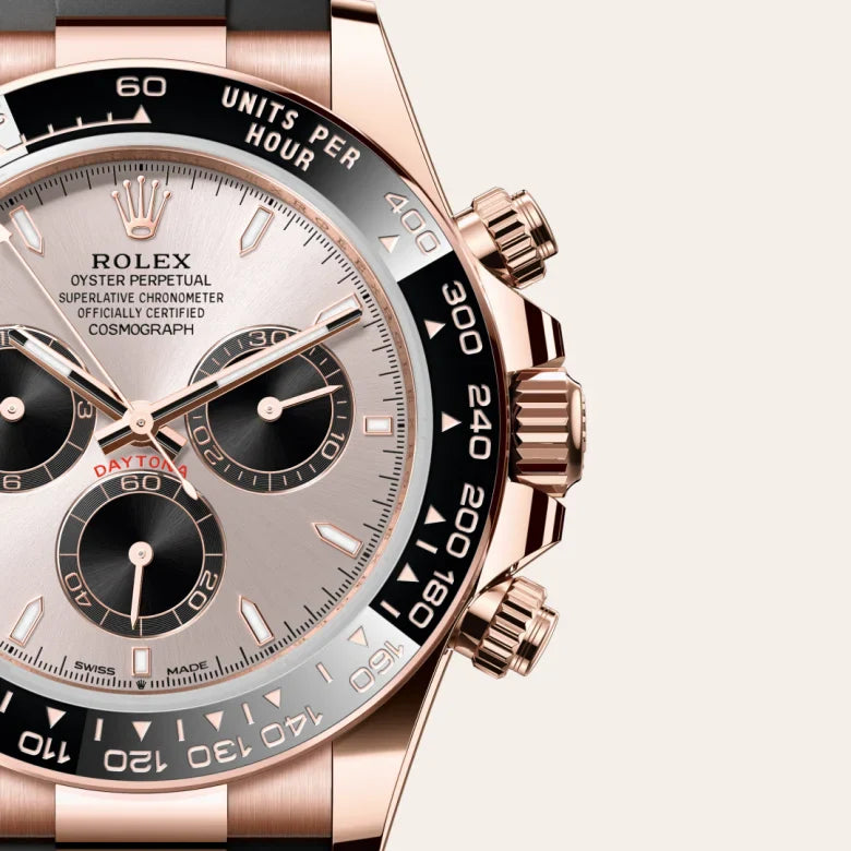 rolex Cosmograph Daytona in 18 kt Everose gold, M126515LN-0006 - Henne Jewelers