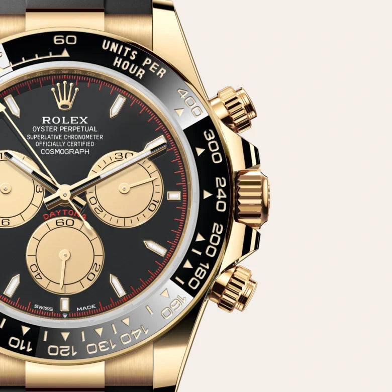 rolex Cosmograph Daytona in 18 kt yellow gold, M126518LN-0004 - Henne Jewelers