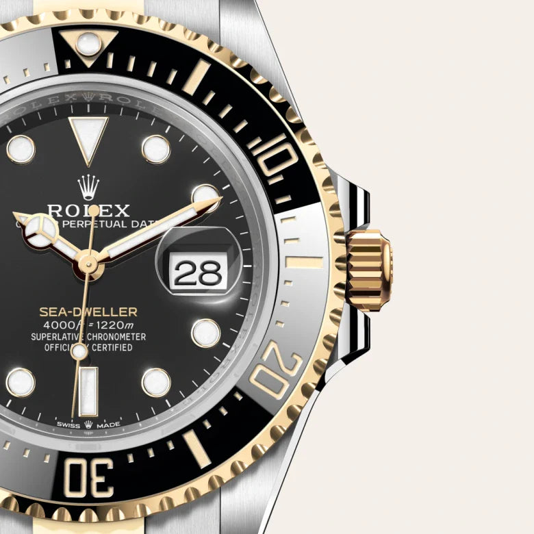 rolex Sea-Dweller in Yellow Rolesor - combination of Oystersteel and yellow gold, M126603-0001 - Henne Jewelers