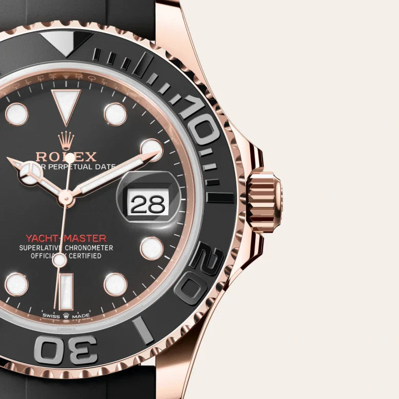 rolex Yacht-Master in 18 kt Everose gold, M126655-0002 - Henne Jewelers