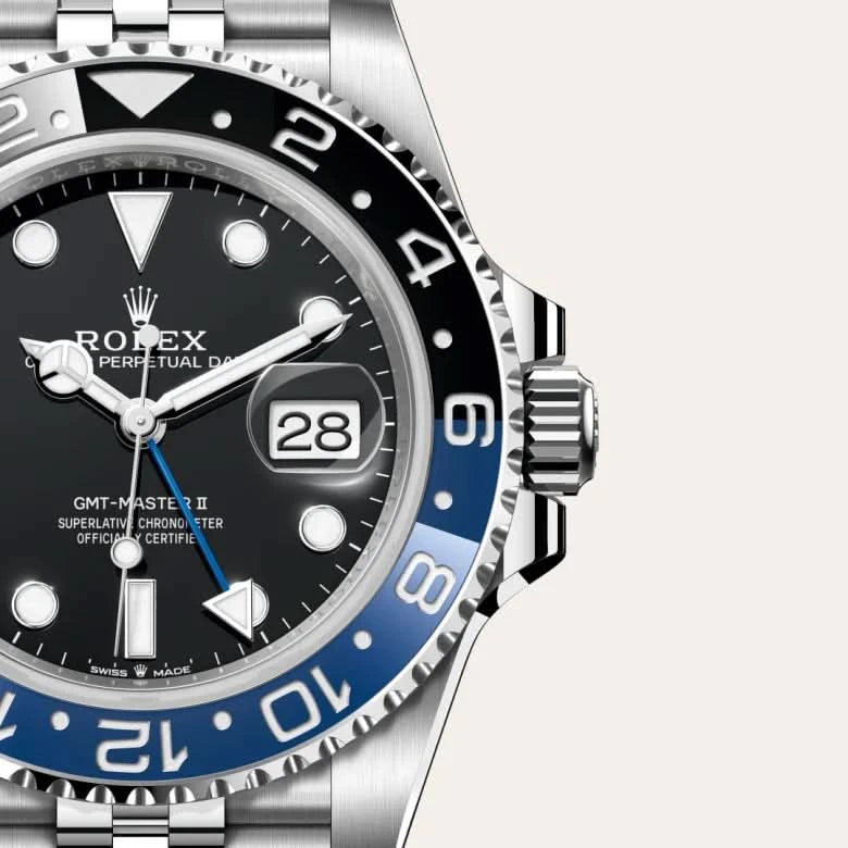 rolex gmt-master ii in oystersteel, M126710BLNR-0002 - henne jewelers