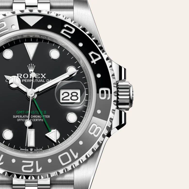rolex GMT-Master II in Oystersteel, M126710GRNR-0003 - Henne Jewelers