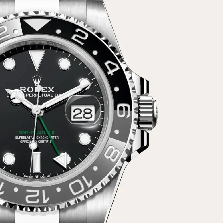 rolex gmt-master ii in oystersteel, M126710GRNR-0004 - henne jewelers