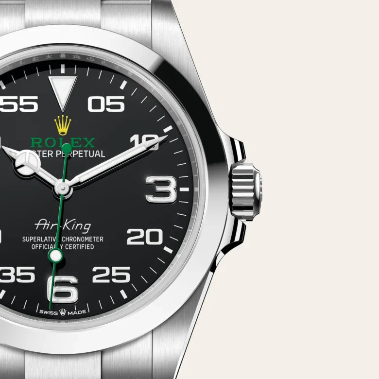 rolex Air-King in Oystersteel, M126900-0001 - Henne Jewelers