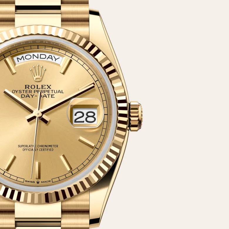 rolex Day-Date in 18 kt yellow gold, M128238-0045 - Henne Jewelers