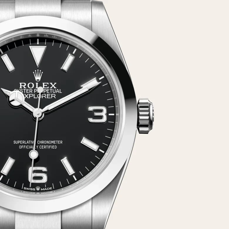 rolex Explorer in Oystersteel, M224270-0001 - Henne Jewelers