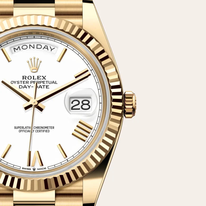 rolex Day-Date in 18 kt yellow gold, M228238-0042 - Henne Jewelers