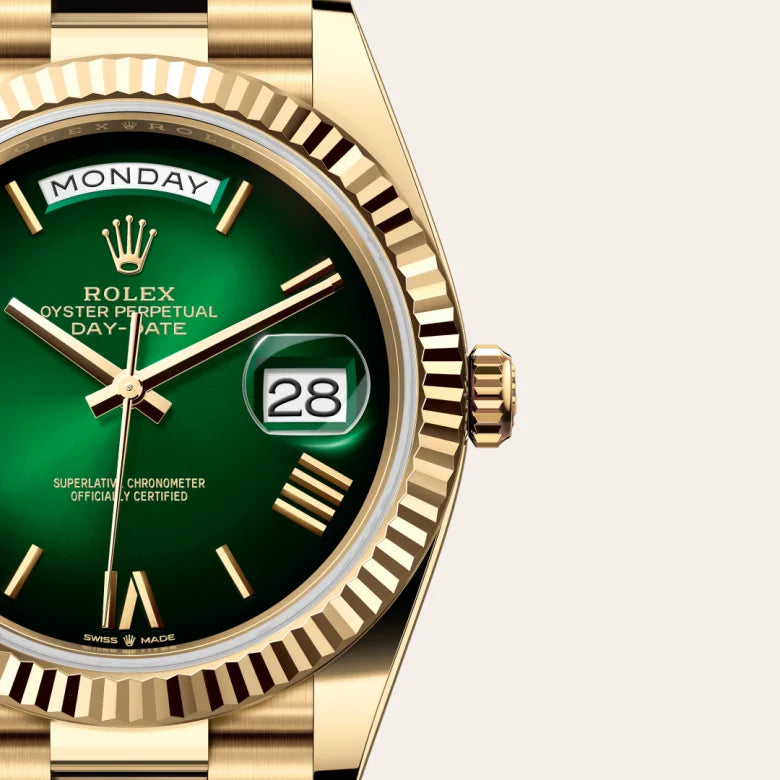 rolex Day-Date in 18 kt yellow gold, M228238-0069 - Henne Jewelers