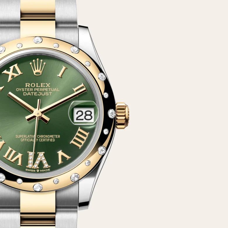 rolex Datejust in Yellow Rolesor - combination of Oystersteel and yellow gold, M278343RBR-0015 - Henne Jewelers