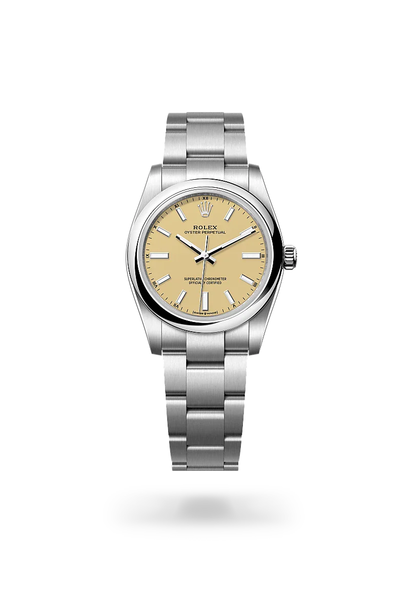 rolex Oyster Perpetual in Oystersteel, M124200-0007 - Henne Jewelers
