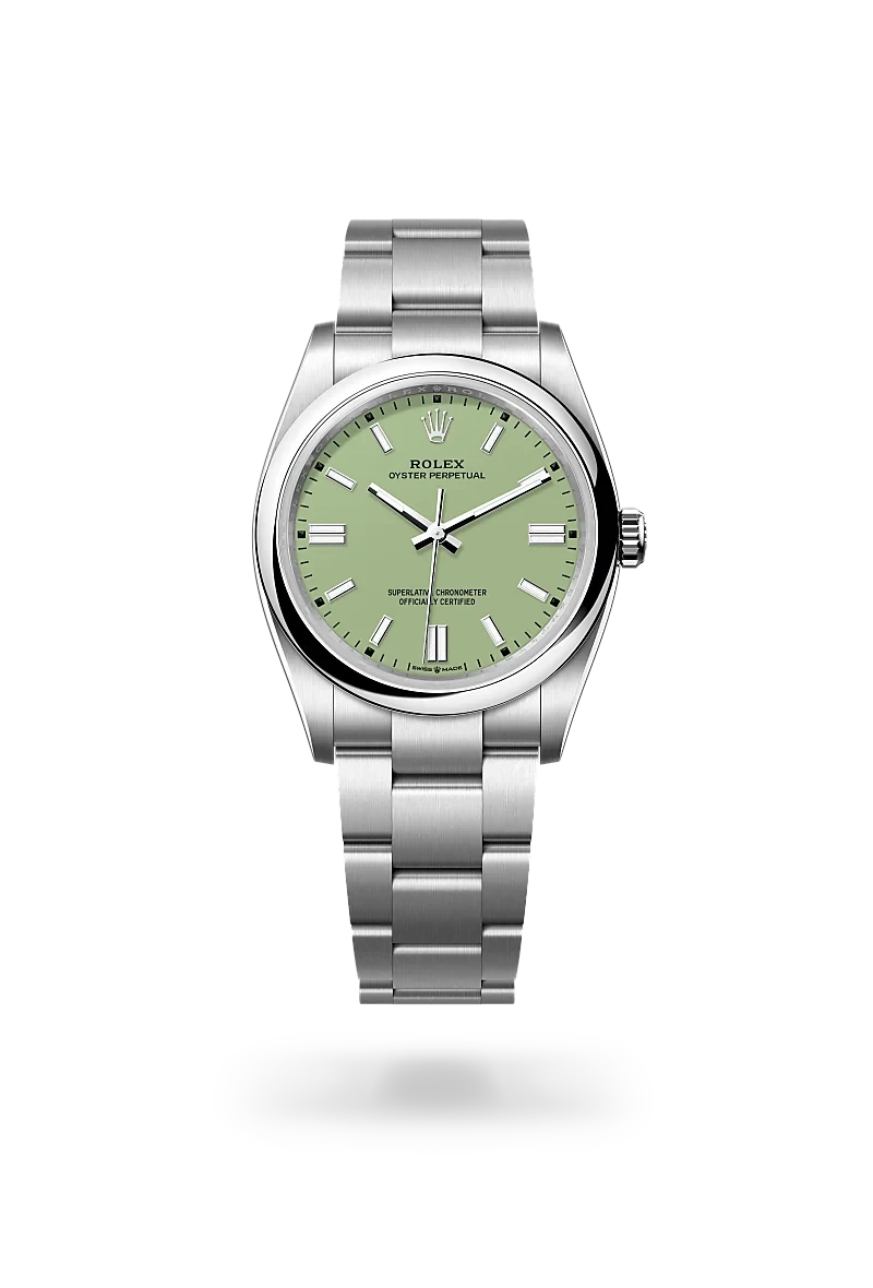 rolex oyster perpetual in oystersteel, M126000-0011 - henne jewelers