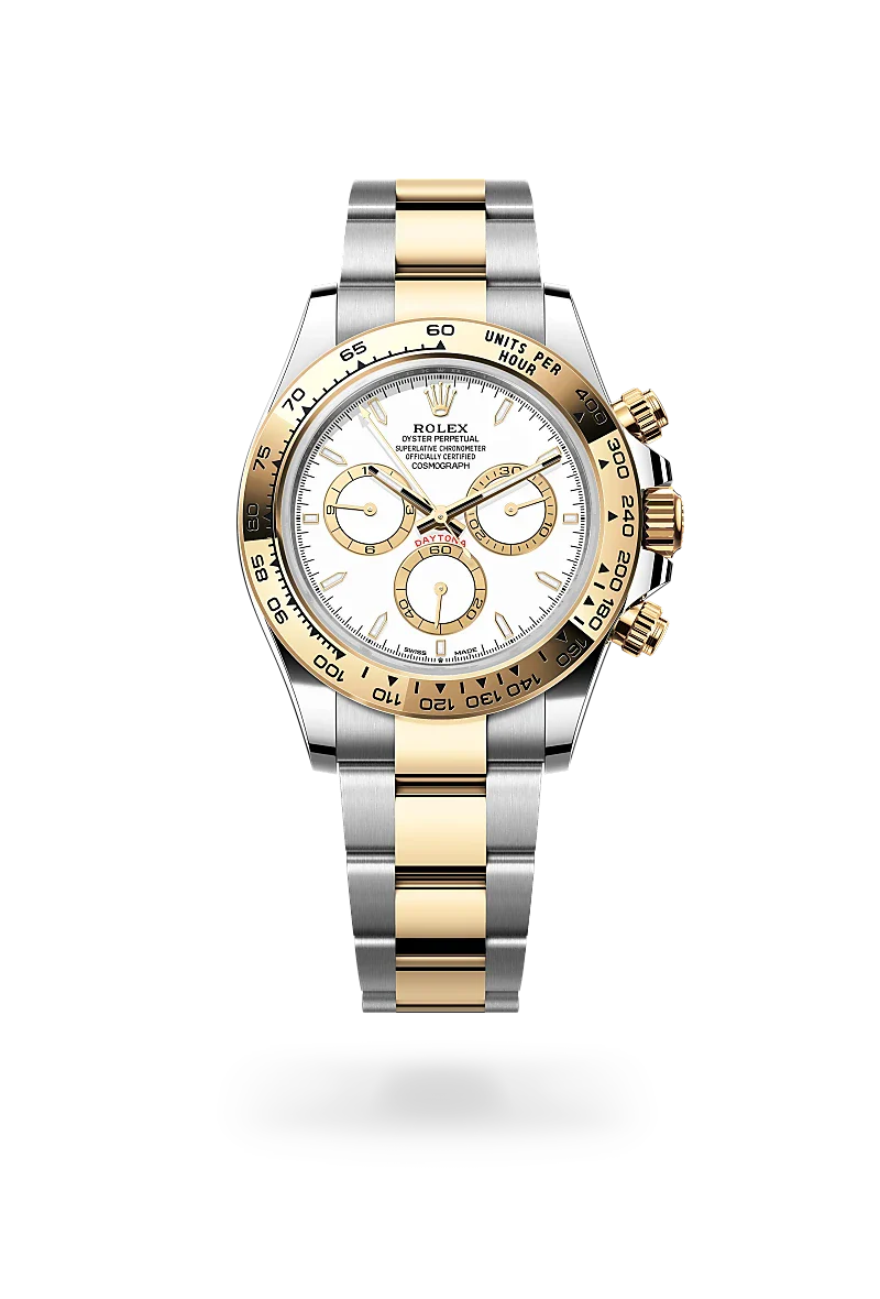 rolex Cosmograph Daytona in Yellow Rolesor - combination of Oystersteel and yellow gold, M126503-0001 - Henne Jewelers