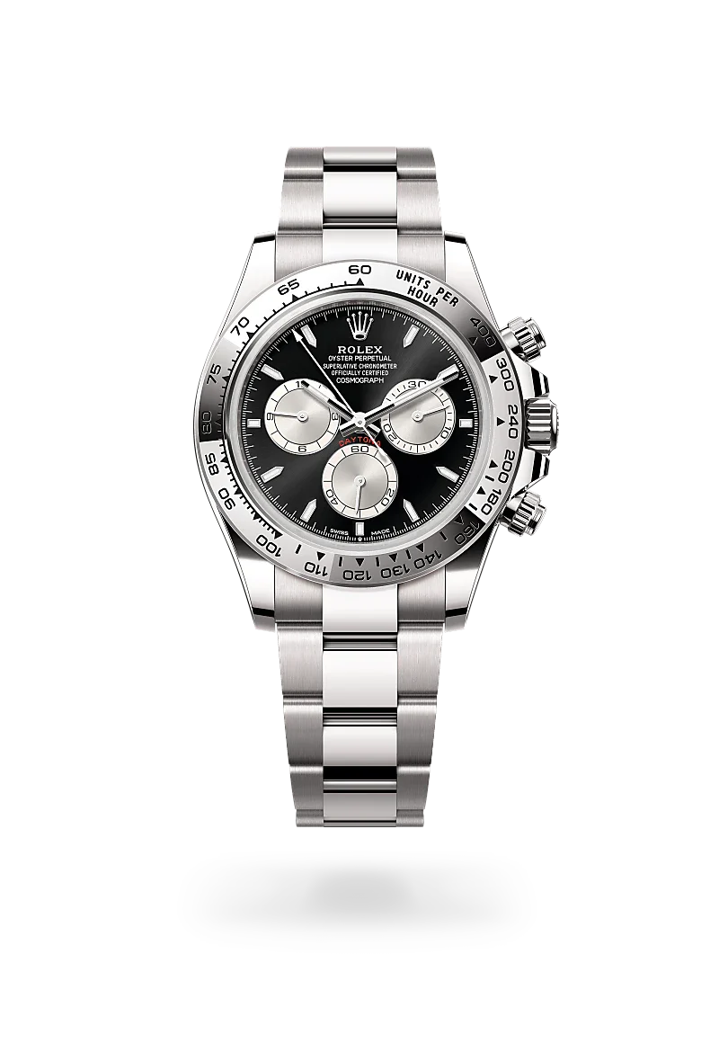 rolex Cosmograph Daytona in 18 kt white gold, M126509-0001 - Henne Jewelers