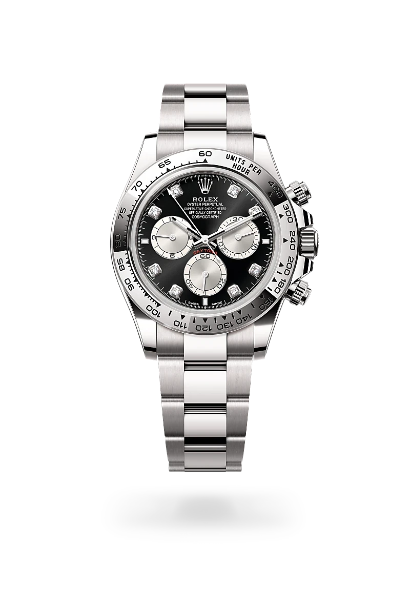 rolex cosmograph daytona in 18 ct white gold, M126509-0002 - henne jewelers