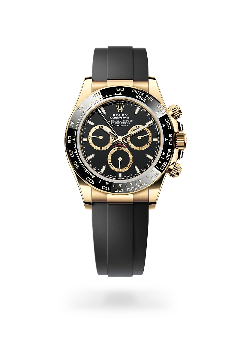 rolex cosmograph daytona in 18 ct yellow gold, M126518LN-0008 - henne jewelers