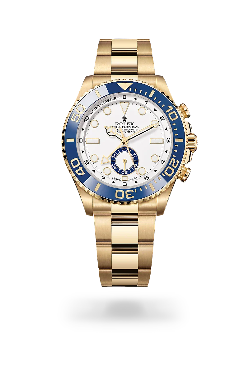 rolex Yacht-Master II in 18 kt yellow gold, M126688-0001 - Henne Jewelers