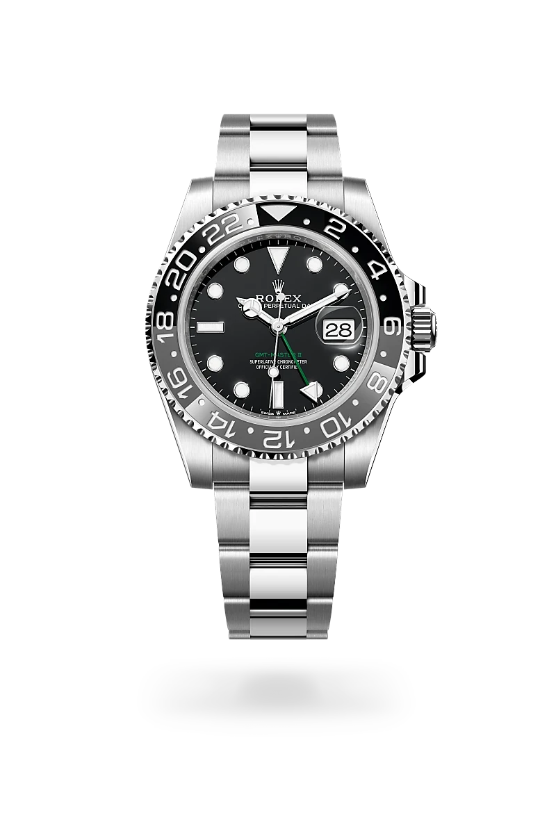 rolex gmt-master ii in oystersteel, M126710GRNR-0004 - henne jewelers