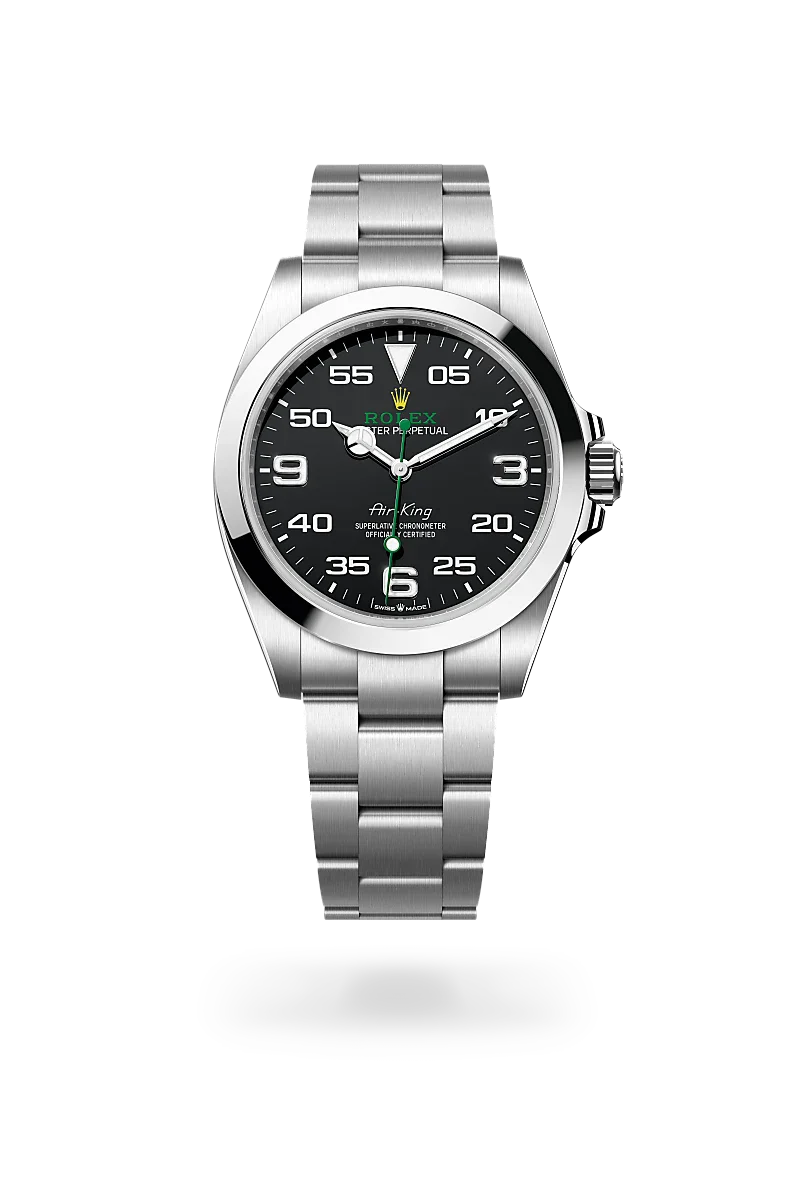 rolex Air-King in Oystersteel, M126900-0001 - Henne Jewelers