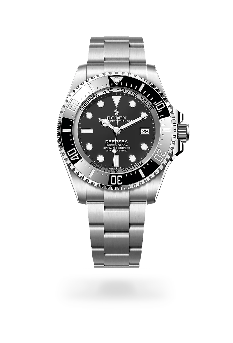 rolex deepsea in oystersteel, M136660-0006 - henne jewelers