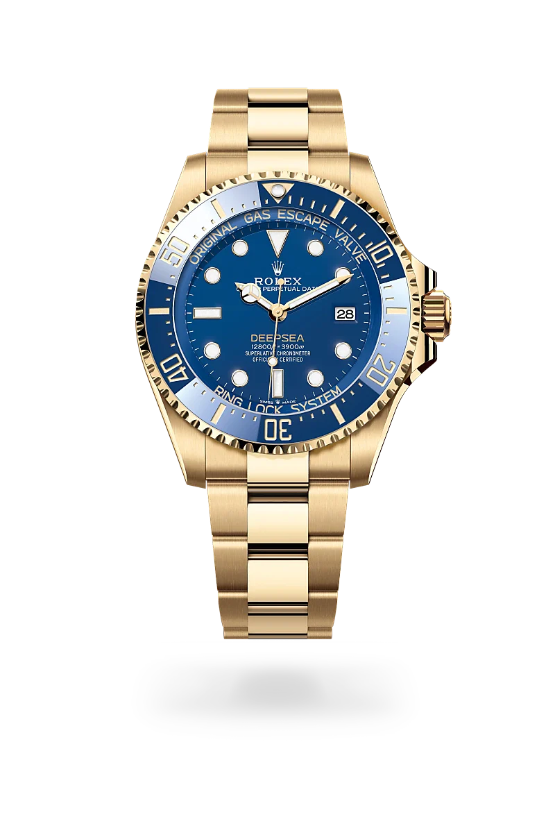 rolex Deepsea in 18 kt yellow gold, M136668LB-0001 - Henne Jewelers