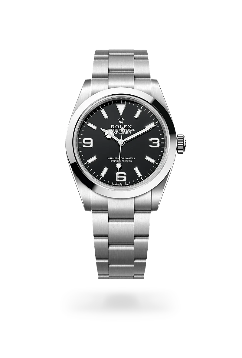 rolex Explorer in Oystersteel, M224270-0001 - Henne Jewelers