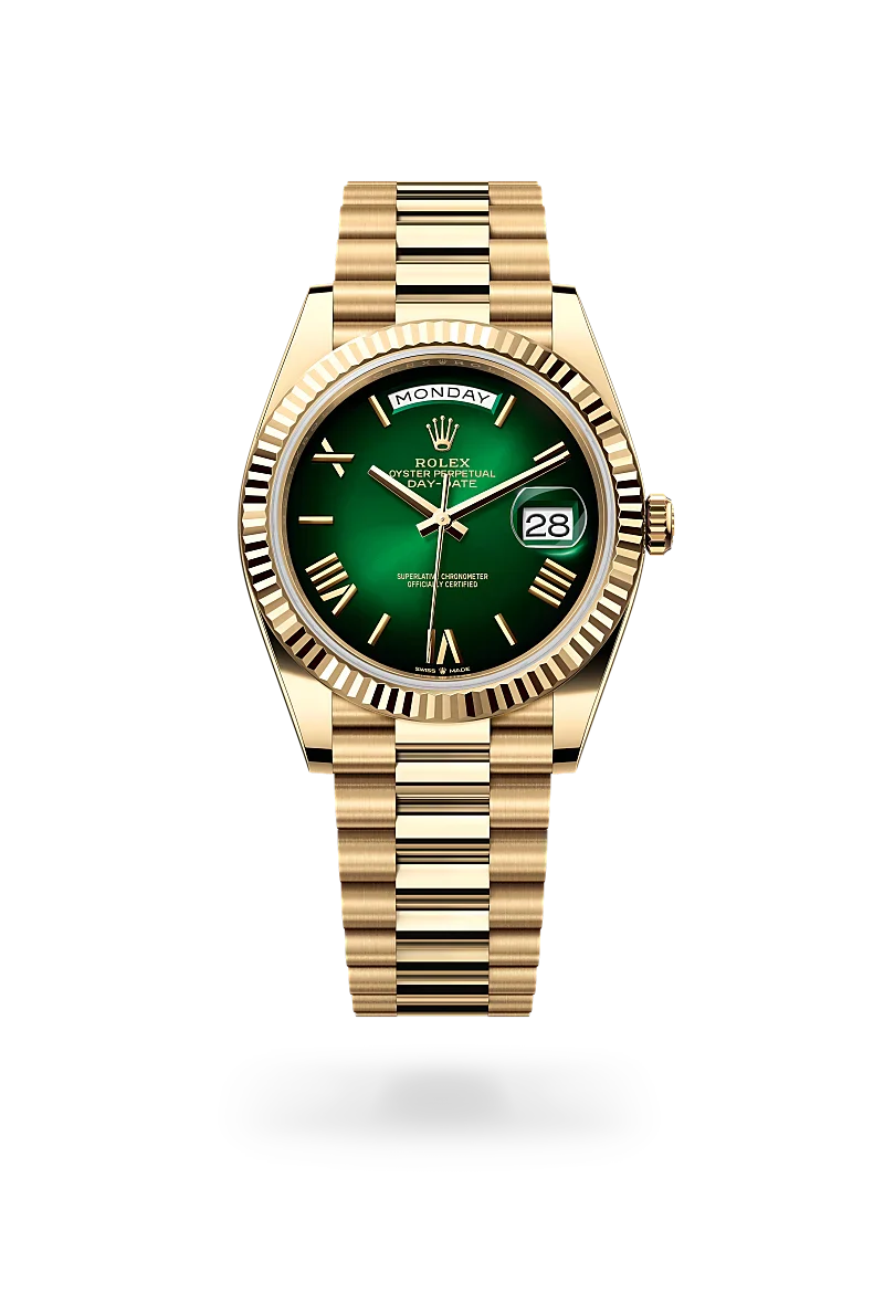 rolex Day-Date in 18 kt yellow gold, M228238-0069 - Henne Jewelers