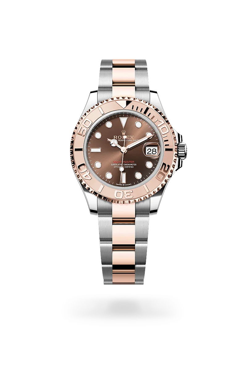 rolex Yacht-Master in Everose Rolesor - combination of Oystersteel and Everose gold, M268621-0003 - Henne Jewelers