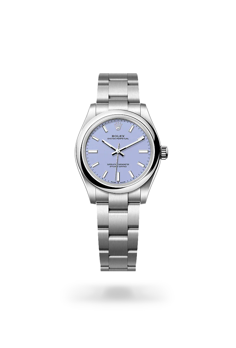 rolex Oyster Perpetual in Oystersteel, M277200-0014 - Henne Jewelers