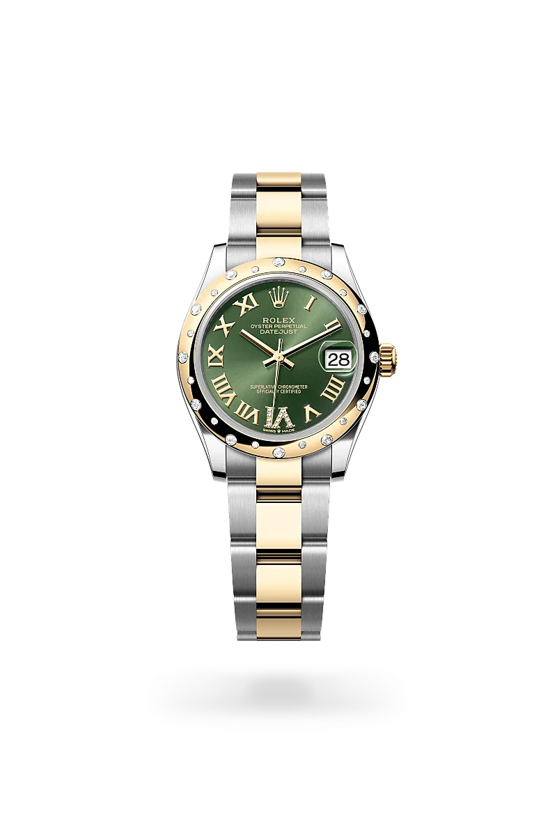 rolex Datejust in Yellow Rolesor - combination of Oystersteel and yellow gold, M278343RBR-0015 - Henne Jewelers