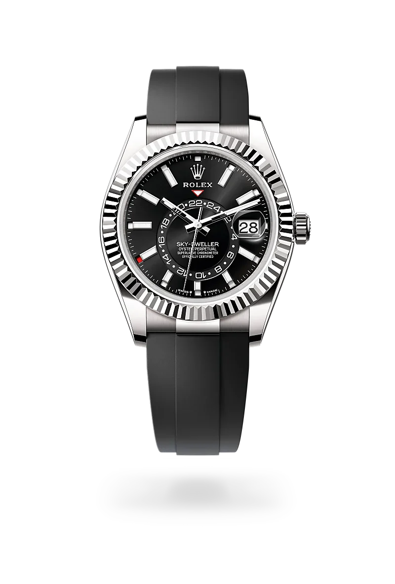 rolex Sky-Dweller in 18 kt white gold, M336239-0002 - Henne Jewelers