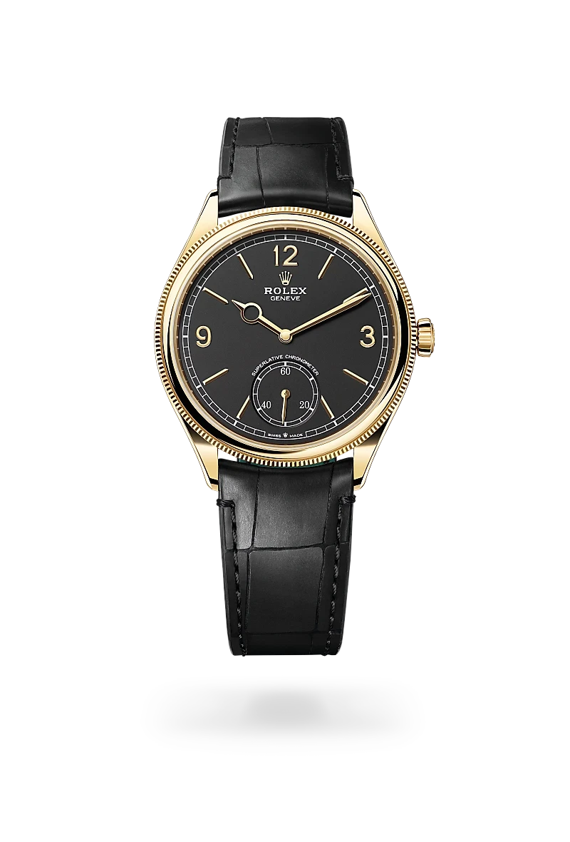 rolex 1908 in 18 ct yellow gold, M52508-0002 - henne jewelers